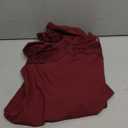 WDIRARA Women's Lace One Shoulder Long Sleeve Bodysuit Dressy Off The Shoulder Leotard Tops (Burgundy, S)