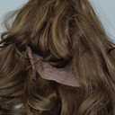 Rugelyss Short Brown Mixed Wig with Bang Retro Bouffant Beehive Wigs fits 80s Costume or Halloween Party