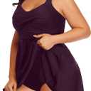 Tempt Me Women's Plus Size Swim Dress - One Piece Swimsuits Tummy Control Bathing Suit Swimwear 2025, 16W