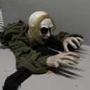 Halloween Decorations Outdoor Light-Up Zombie Groundbreaker with blpodstain and Creepy Sound for Halloween Outdoor, Lawn, Yard, Patio Decoration, Halloween Haunted House Decorations