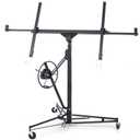 Rovibek Drywall Lift 11 FT, Sheetrock Lift Drywall Lift for Ceiling, Drywall Panel Hoist 360 Adjustable Foldable, 150 lbs Heavy Duty Drywall Lifter for Home Improvement (Black)