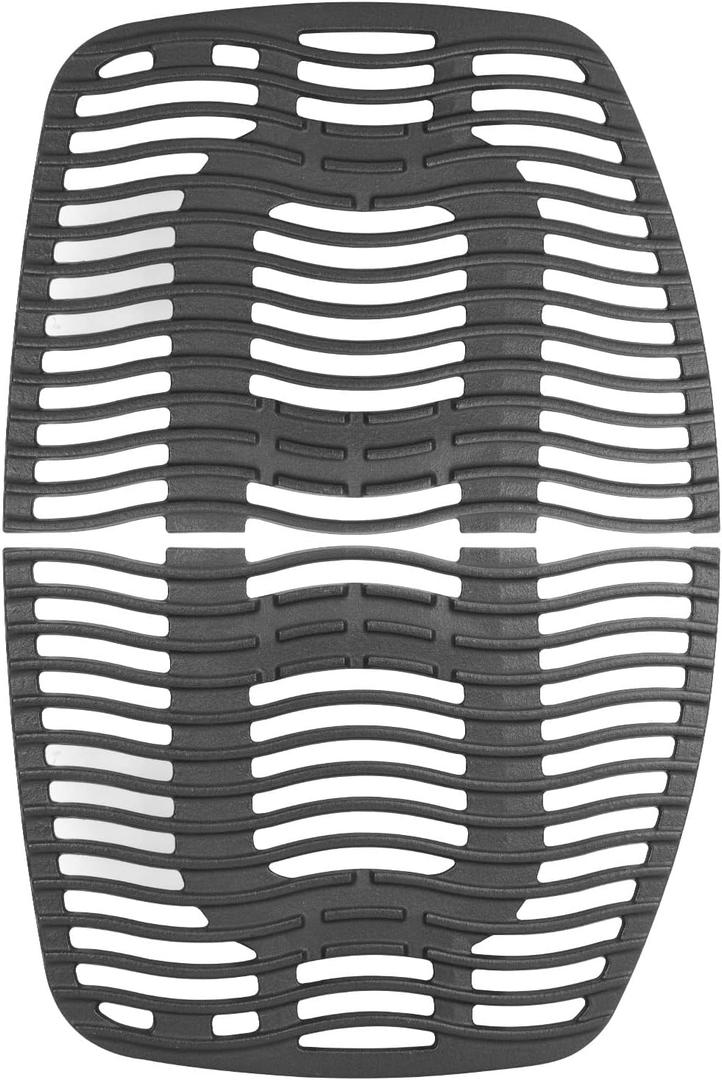 Cast Iron Grill Grates for Napoleon Gas Grill All TravelQ 285 Series,for Napoleon Travelq Pro 285 Accessories Pro285x, PRO285X-BK, PRO285, PRO285-BK, TQ285X, TQ285X-1, TQ285X-BL,Non-Stick,2PCS
