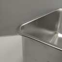 7.9'' High-Sided Low Entry Stainless Steel Cat Litter Box for Senior Cats