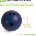 Champion Sports Rubber Bowling Ball