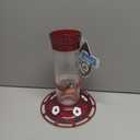 More Birds Bird Health+ Ruby Hummingbird Feeder, Glass Hummingbird Feeders for Outdoors, 4 Feeding Stations, 10 Ounces, Ruby Red