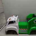 Kid Trax Real Rigs Toddler Recycling Truck Interactive Ride On Toy, Kids Ages 1.5-4 Years, 6 Volt Battery and Charger, Sound Effects, 9 Recycling Accessories Included,Green, Large