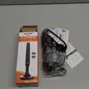 Digital TV Antenna for Smart Tv Indoor Antenna for Tv Without Cable with 360 Reception Strong Magnetic Base, tv Antenna for Local Channels, Supports 1080P and 4K -10ft Long CablesDark Orange