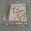 Dusty Pink Sage Green Baby Shower Decorations - Welcome Baby Girl Banner, Retro Pink Green Rosegold Balloons, 'Oh Baby' Cake Topper, Pom Poms Flowers Paper Fan For Birthday Jungle Woodland Party