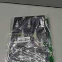 Artoid Mode Black Xmas Tree Christmas Table Runner, Seasonal Winter Kitchen Dining Table Decoration for Home Party Decor 13x72 Inch