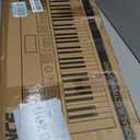 TERENCE Keyboard Piano 61 Keys Dual HiFi Speakers Digital Piano with 51 Panel Function Buttons LED Display Dual Keyboard 2 Power Options Electric Piano Support for Headset and Microphone