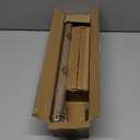 Wood Curtain Rods for Windows 32 to 48 or 60 Inch,1 Inch Heavy Duty Curtain Rod with Imitation Wood Grain Finials, Boho Adjustable Drapery Rods of Window Treatment