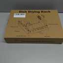 Dish Drying Rack Kitchen - Dish Racks for Kitchen Counter Space-Saving, Dish Drainer with Automatic Drain and Adjustable Spout, Dishwasher Rack with Cutlery Holder, 16.5" D x 11.6" W x 6.6" H (1 Tier - Black)