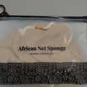 CORATED African Net Sponge Authentic, Shower Loofah Exfoliating Bath Sponge, Body Scrubber for Women and Men Daily Use Body Care, Travel Portable Bath Accessories Gifts for Women (Linen & Brown)