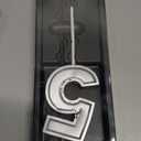 BEAN LIEVE Silver Birthday Candles Number 5, Silver Number Candles, Cake Number Candles for Birthday Parties and Wedding Anniversary Celebrations