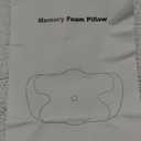 Memory Foam Pillow, 63cm/38cm/14cm White