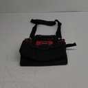 TICONN Heavy Duty Tool Bag with Multi-Pockets, Portable Tool Box Organizer Storage Bag, with Adjustable Shoulder Strap and Ergonomic Handle (Red, 14" Standard Base)