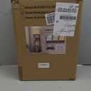 RUNTOP Plus Floor Lamp with Shelves, Modern Shelf Floor Lamp with 15W 3CCT LED Bulb and Memory Function, Wide Shelf Lamp for Display Storage, Standing Lamps for Living Room, Bedroom, Office, Corner