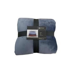Modavari Full/Queen Blanket Deep Blue 90 x 92 Inch