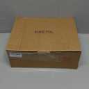 Amber Candlestick Holders Set of 6, Taper Candle Holders, 4.3" H & 6.3" H Glass Candle Holder for Candlesticks & Pillar Candles, Candle Holder for Table Centerpieces and Party Decor