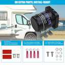 12V 500AMP Dual Battery Isolator Kit, Pure Copper VSR Relay, IP67 Waterproof, Heavy Duty & Extra Durable, Prevent Over-Discharge & Protect Main Battery for Car RV ATV UTV Boat Marine Off-Road