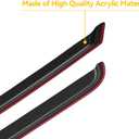 in-Channel Window Rain Guards Visors for 1999-2016 Ford F250-F550 Super Duty Regular Cab/SuperCab, Window Vent Wind Shades Deflectors Shield for 99-16 F250-F550 SD Standard/Extended Cab 2 piece