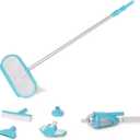 Intex 28003E Deluxe Above Ground Pool Maintenance Kit for Minimum 800 GPH Flow Rates with Vacuum, 110" Pole, Wall Brush and 24' Hose 