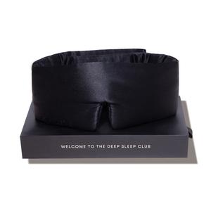 DROWSY Silk Sleep Mask - Face-Hugging, Padded Cocoon for Luxury Sleep in Total Darkness - 100% Pure Mulberry Silk (La Vie En Rouge)