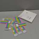 BBTO 100 Count Rainbow Birthday Candles Bulk Long Thin Colorful Pastel Cake Cupcake Candles Set for Birthday Party Wedding Cake Decorations Supplies