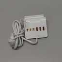 VHBW USB C Charger Block,6 Port 3A and 3C Multiple USB Charging Station,35W Fast USB C Charging Plug for iPhone 15/15pro/14/13/12,Samsung Galaxy S23/S22/S21,etc(6USB-3A3C-White)