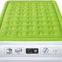 YENING Full Size Air Mattress with Built in Pump Raised Double Blow up Bed Inflatable Camping Airbed Electric 18 Inch Tall