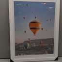 16x24 Picture Frame for Poster Photo Picture and 40x60 cm Canvas, Horizontal and Vertical Formats for Wall Hanging, 16 x 24 Wall Gallery Photo Frame for 16 by 24 Photos Posters, White