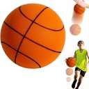 Sprstar Silent Basketball Size 7 (29.5") - Upgrade Foam Basketball Arcade Game Indoor,Ball for Quiet Dribbling and Indoor Training,Pro PU Foam Ball  Higher Bounce