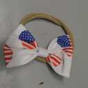 HIHA Baby Girl 4th of July Outfit 12-18 Months American Flag Clothes USA Independence Day Clothing White