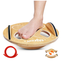 Yes4All Upgraded Foot Toes Balance Board for Adults - Wobble Board Trainer for Restoration, Balance Enhancement, Physical Improvement