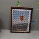Wood 14x18 Picture Frame with 12x16 Mat Deep Brown, Display 12x16 with Mat or 14x18 Without Mat, Wood 14 by 18 Photo Frame, 14 x 18 Frame for Wall Hanging Display, Deep Brown