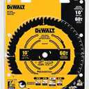 DEWALT 10-Inch Miter / Table Saw Blade, ATB, Crosscutting, 5/8-Inch Arbor, Tough Coat, 60-Tooth (DW3215PT)