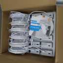 Ensenior 12 Pack 4 Inch LED Recessed Ceiling Light, Dimmable, 2700K-5000K 5CCT, 750LM 9W 120V, High Brightness Canless Wafer Downlight - ETL&FCC&IC