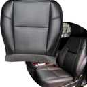 Driver or Passenger Side Bottom Replacement Perforated Leather Replacement Seat Cover #194/196 Black fit for Chevy Silverado Tahoe Suburban GMC Sierra Yukon Cadillac Escalade ESV EXT 2007-2014