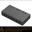 Hiree Guitar Pedal Power Supply 7 DC Output for 9V Effect Pedal Board with 2 AC Outlets for Charging Speaker, Musical Instruments