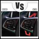 Steering Wheel Shift Paddle Shifter Extension Trim Cover Fit for Toyota Camry Corolla - Pack of 2 Red Durable Material