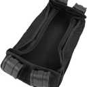 Yinhing Stroller Snack Tray Extra Sturdy Base Leak Proof Stroller Tray Attachment with Side Mesh Pockets (S)