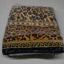 Brown Leopard Print Area Rug Luxury Animal Cheetah Print Throw Rugs Soft Comfy Washable Floor Mats for Kitchen Hallway Bedroom,3'x5'
