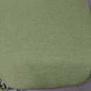 AAAAAcessories D-Shaped Chair Cushions, 2" Thick Dining Chair Pads with Ties and Removable, Machine-Washable Cover, 17" x 16", Set of 4, Pear Green (4 Count(Pack of 1))