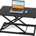 Keyboard Riser for Stand Up Desk Riser,Standing Desk Converter Height Adjustable,Computer Keyboard Stand for Desktop,Ergonomic Sit Stand Computer Workstations Black Size 23.6 Inch