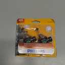 Philips Automotive Lighting H11 Standard Halogen Replacement Headlight Bulbs, Fit Select High Beam, Low Beam, and Fog Light Positions, 2 Pack