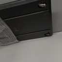 Joy&Grace Appliance Slider for Kitchen Appliances 360 Rolling Sliding Tray for Coffee Maker Countertop, Bamboo Coffee Pot Slider Rolling Tray with Universal Rollers (Black, Large 16"x13")