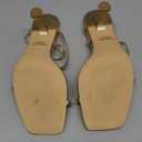 Carcuume Women's Square Toe Heeled Sandals Strappy Kitten Heels, size 10