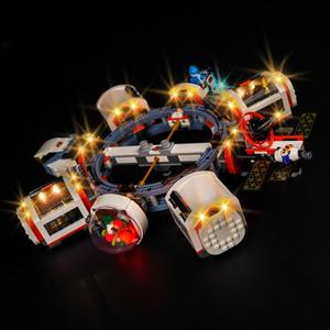 VONADO Light Control LED Light Compatible with Lego Modular Space Station 60433 (Lights Only, No Models) Creative Lighting Kit Accessories Compatible with Lego 60433 Building Set