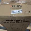 TERUISI Commercial Hot and Cold Water Dispenser, 60L(15.9Gal)/H Hot Water Boiler with Timer & Temp Settings, 1600W Electric Warm Drink Dispenser with 17L/4.5Gal Inner Tank for Café Office Countertop