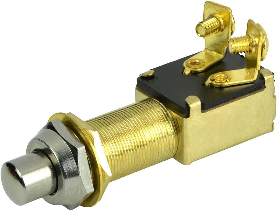 BEP 2 Position SPST Recessed Off/(On) Push Button Switches